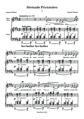 Sérénade printanière