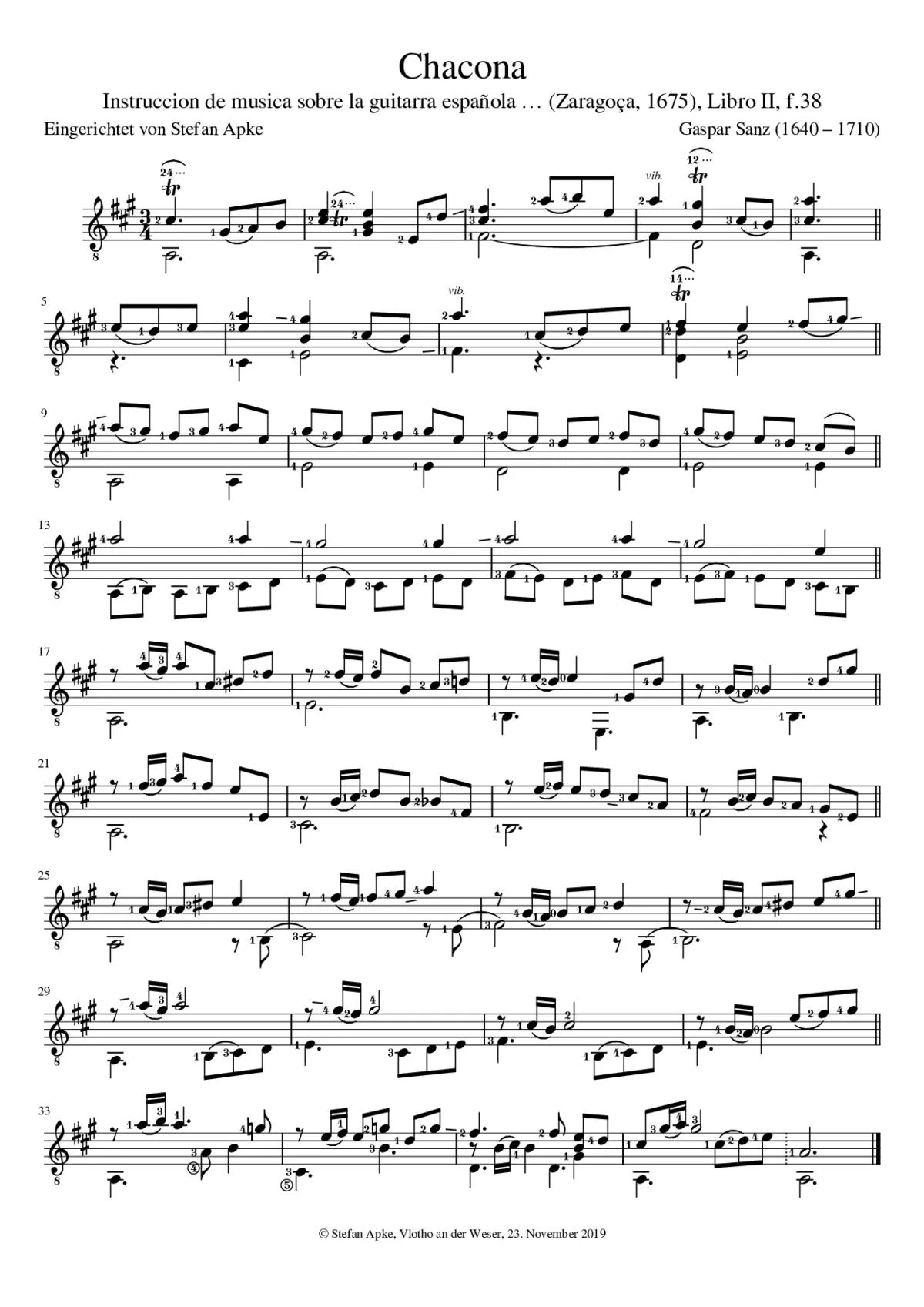 Chacona - Page 1