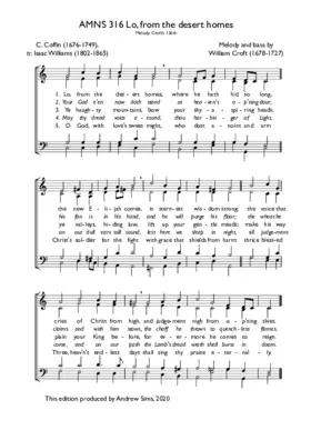 Lo, from the desert homes