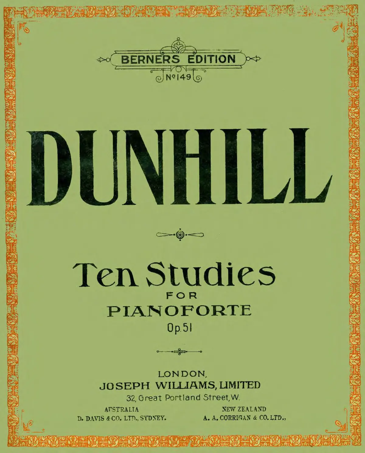 10 Pianoforte Studies - Page 1