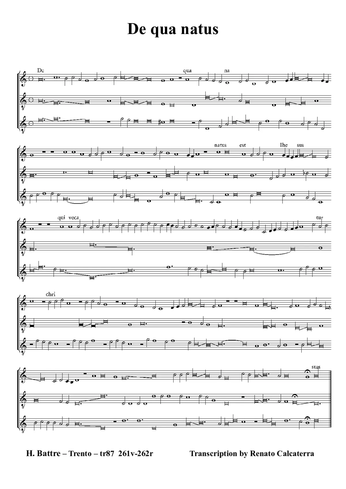 De qua natus - Page 1
