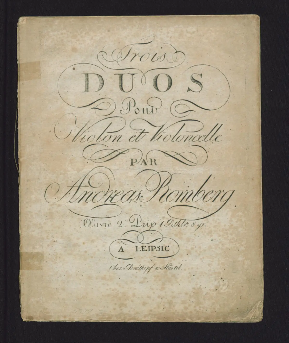 3 Duos for Violin and Cello - Page 1
