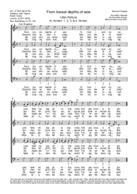 From lowest depths of woe