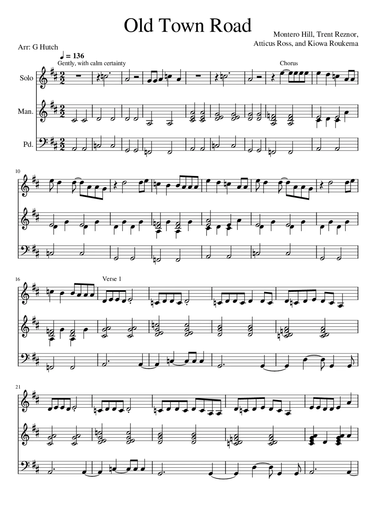 old town road - Page 1