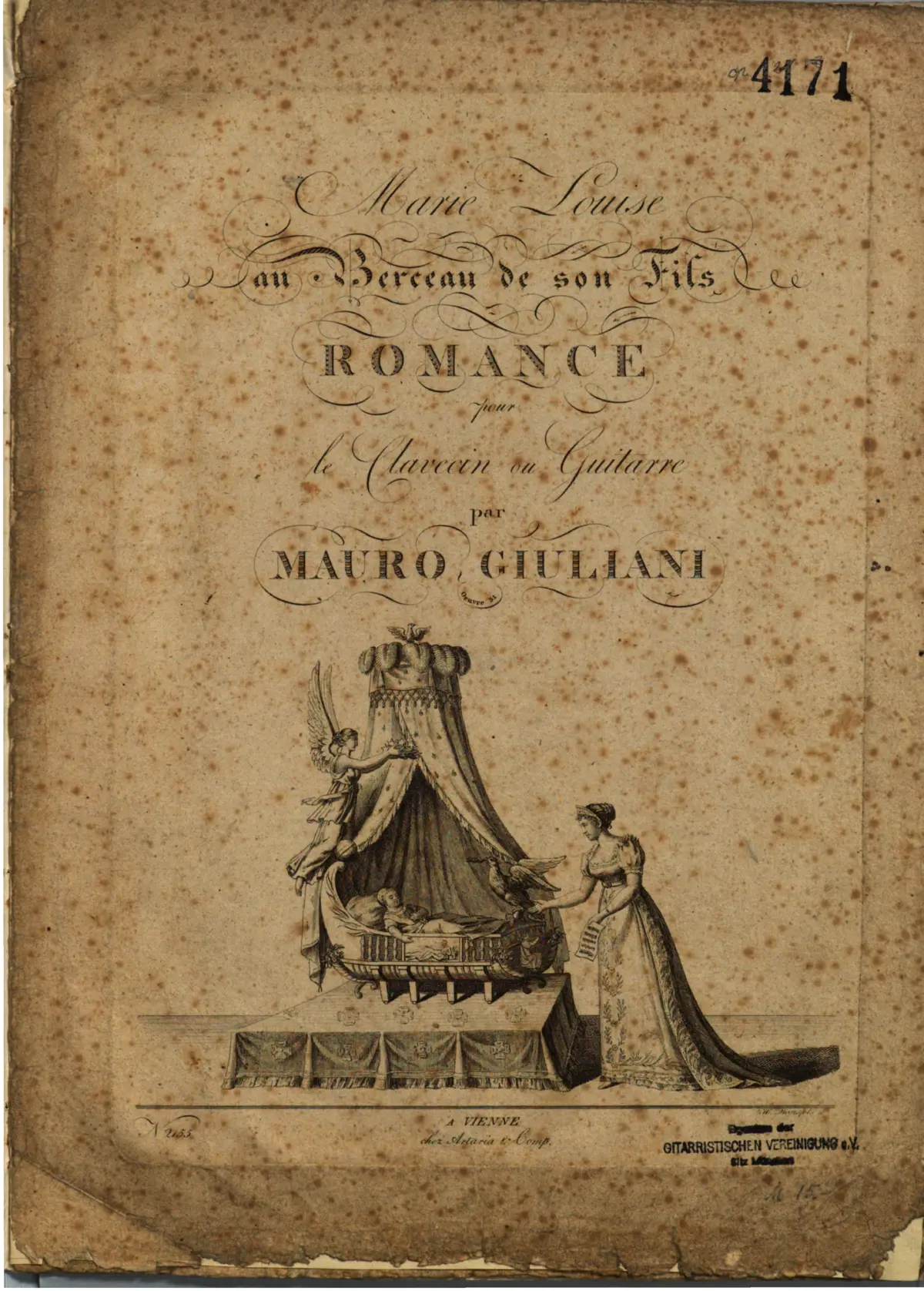 Marie Louise au berceau de son fils - Page 1
