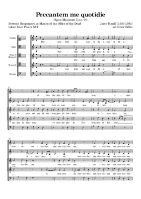 Peccantem me quotidie