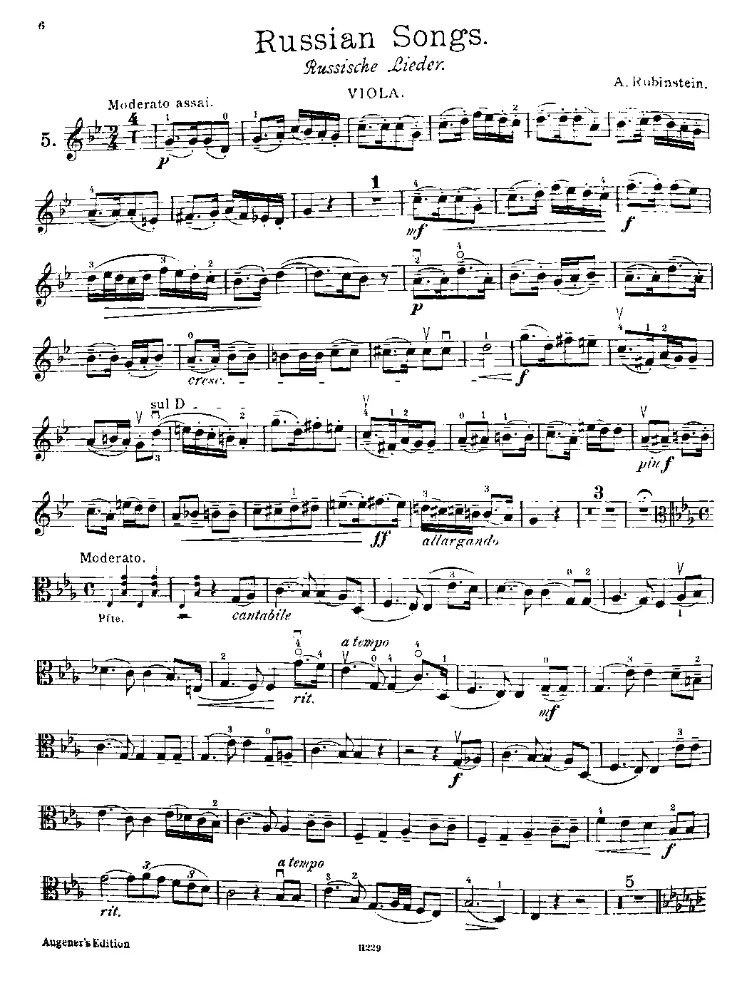 12 Russian Folksongs - Page 1