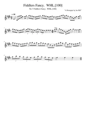 Fiddlers Fancy. WHL.[100]