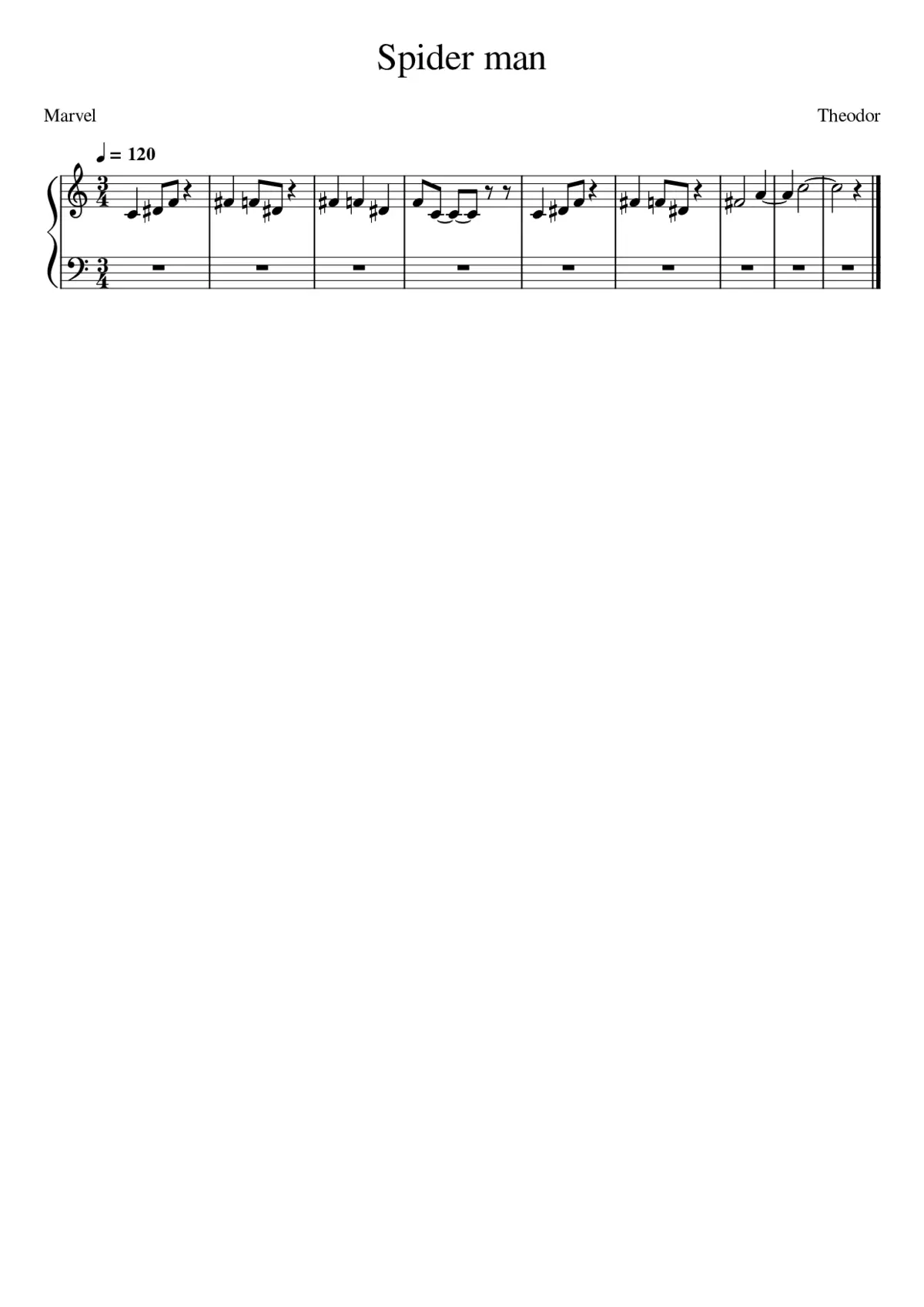 spider-man classic theme - Page 1