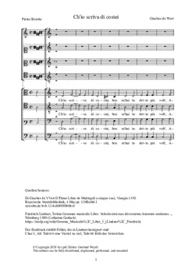 Ch'io scriva di costei