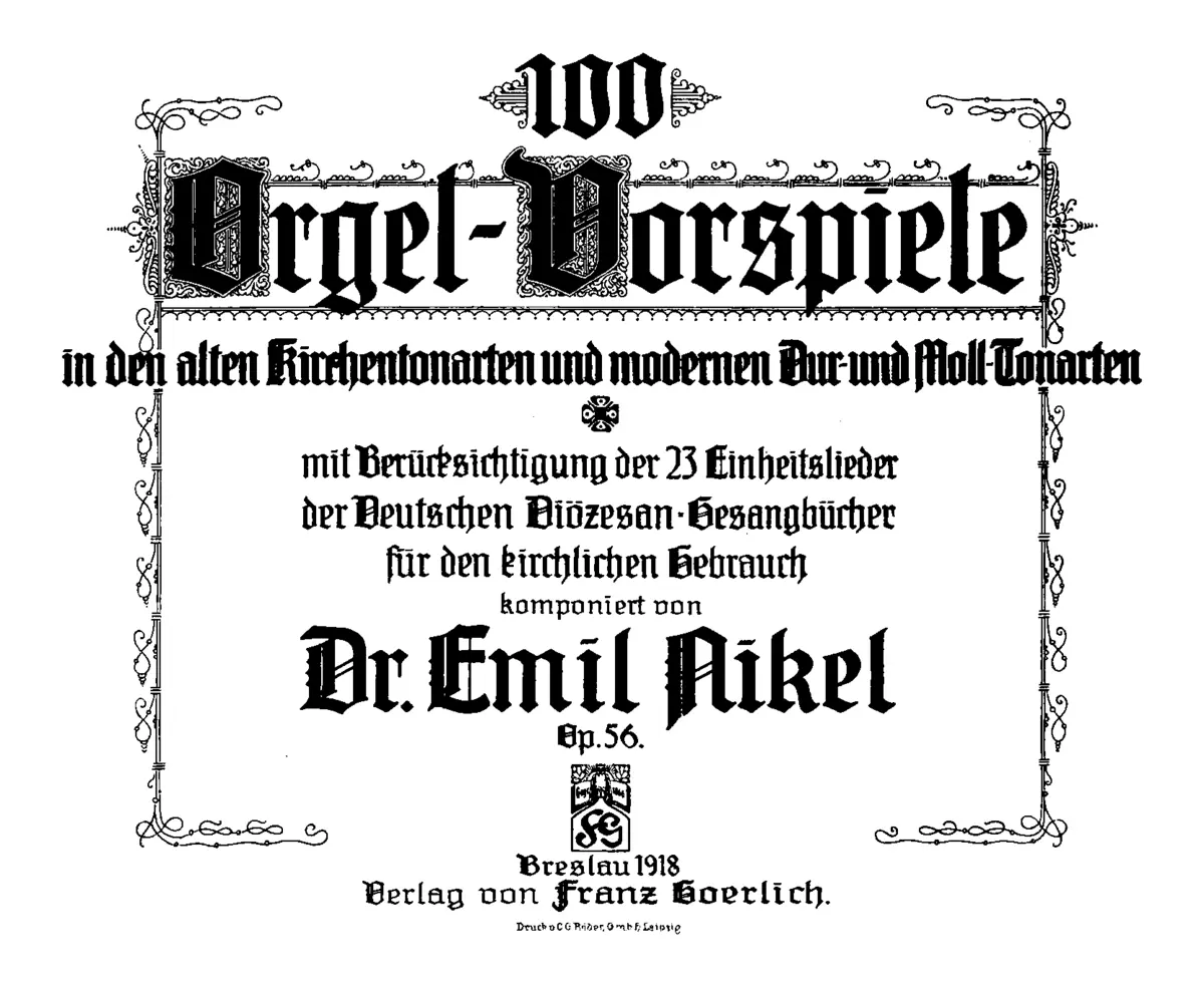 100 Orgel-Vorspiele - Page 1