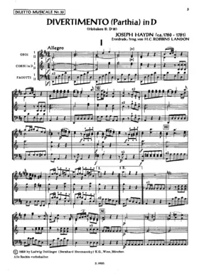 Divertimento in D major