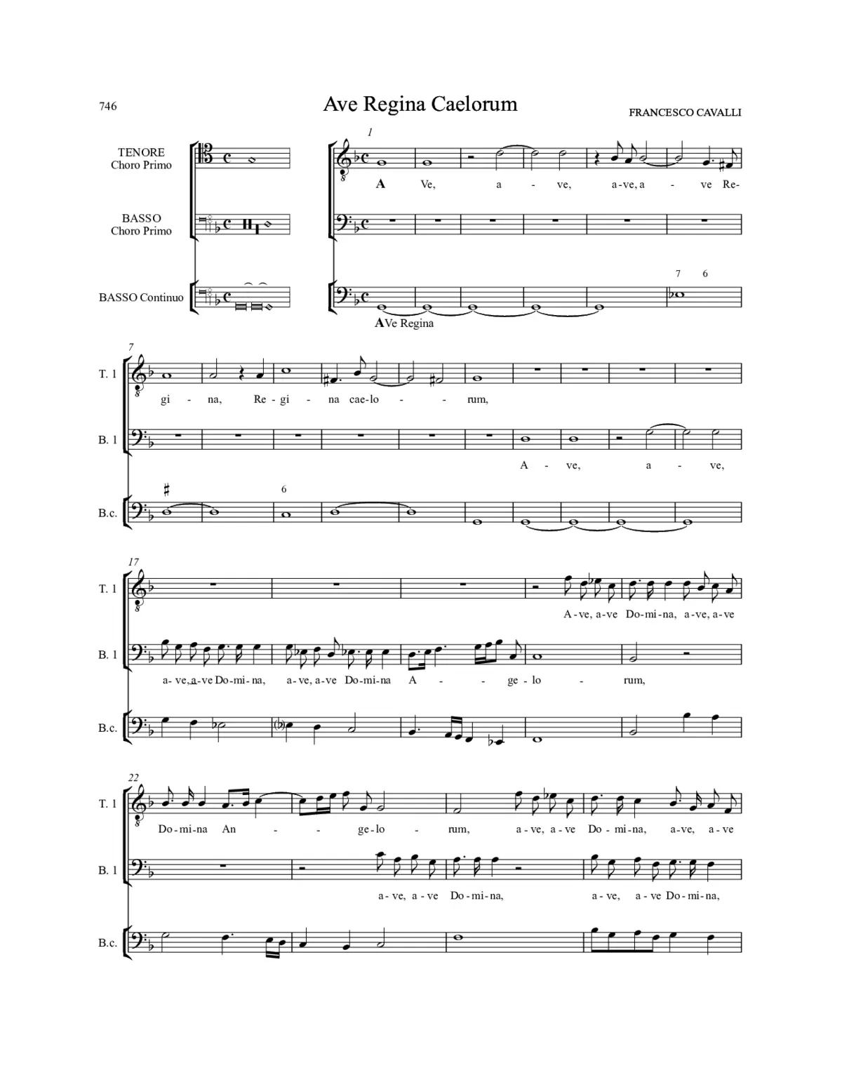 Ave Regina caelorum - Page 1
