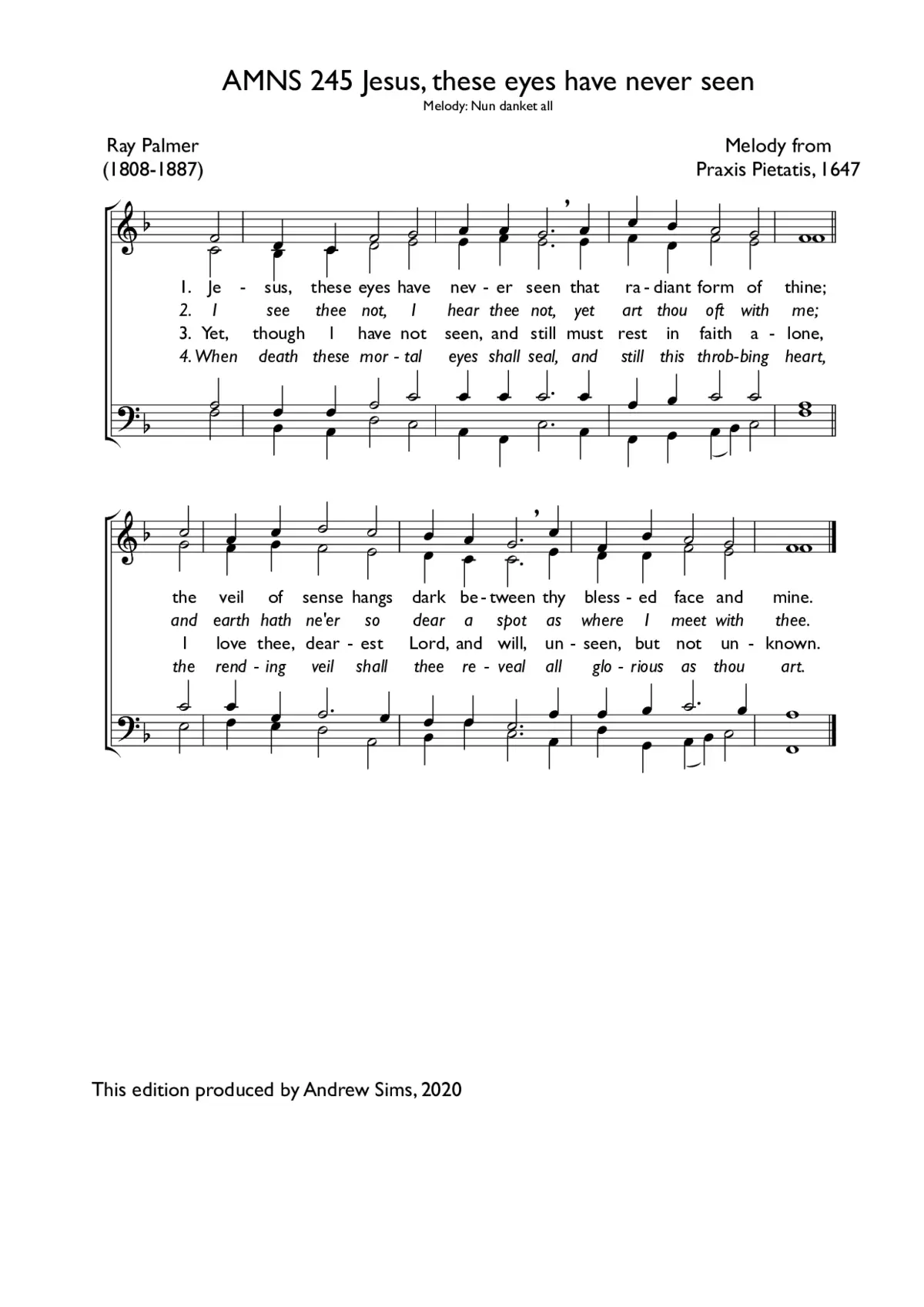 Jesus, these eyes have never seen - Page 1