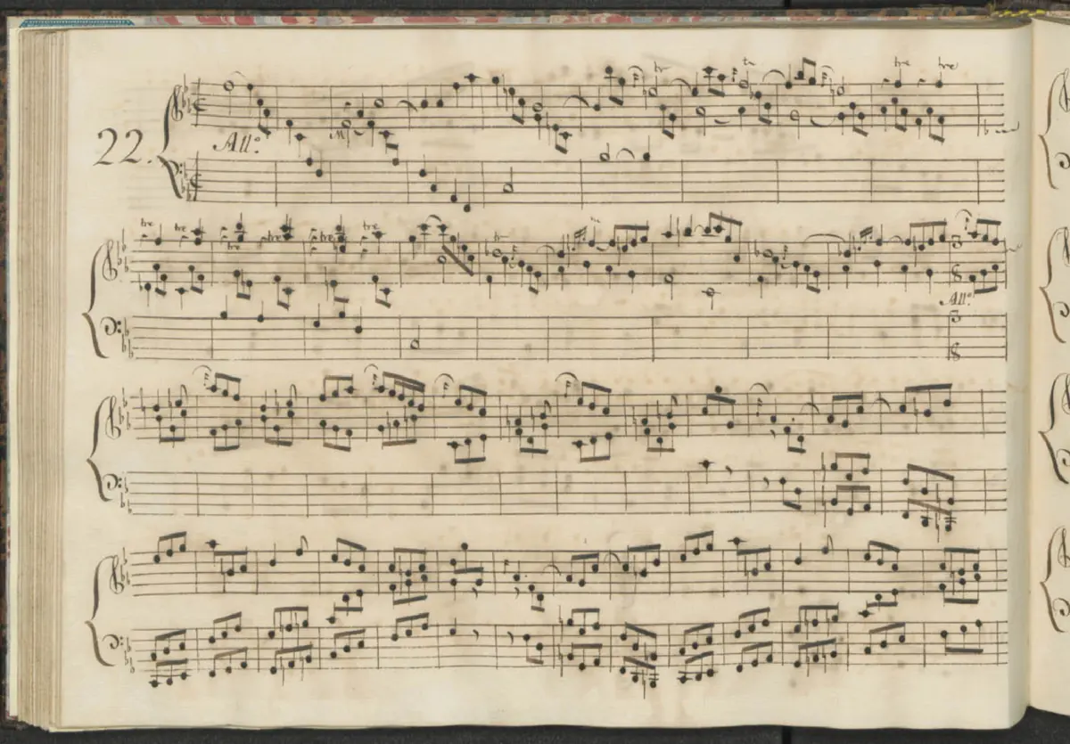 Keyboard Sonata in F minor - Page 1