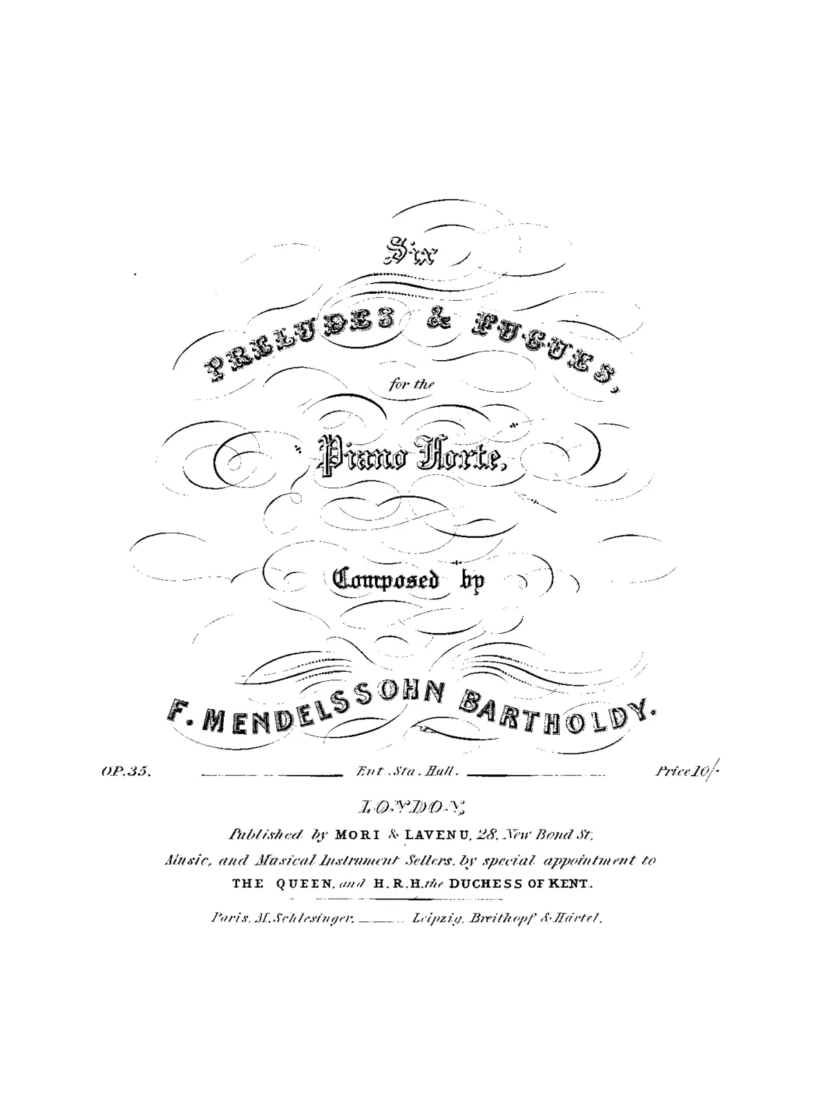 6 Preludes and Fugues - Page 1