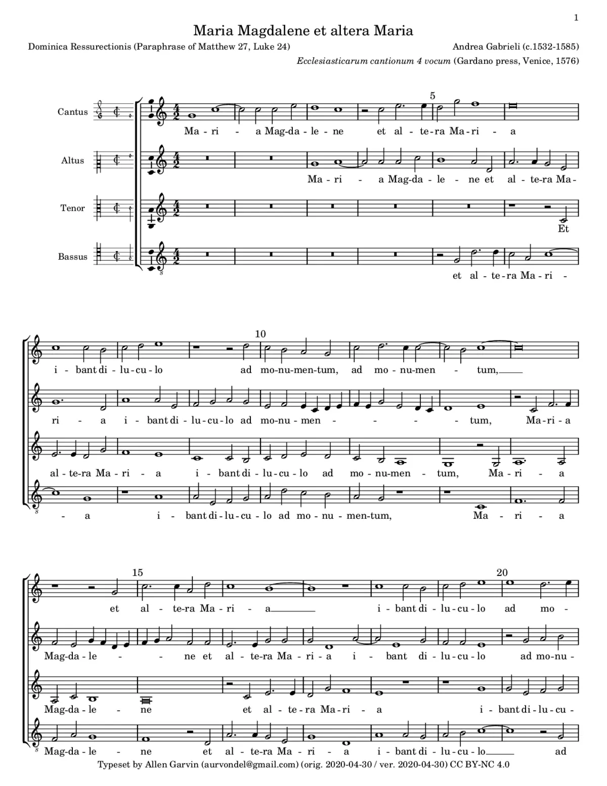 Maria Magdalene a 4 - Page 1