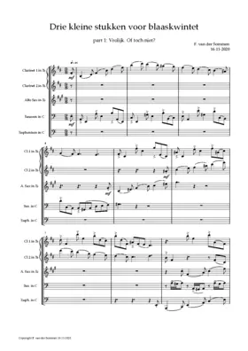 Drie kleine stukken voor Strijkers