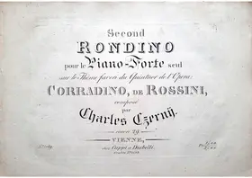 Rondino No.2 sur un thème de 'Corradino'