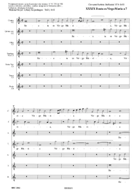 Beata es Virgo Maria a 7