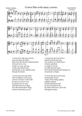 Crown Him with many crowns