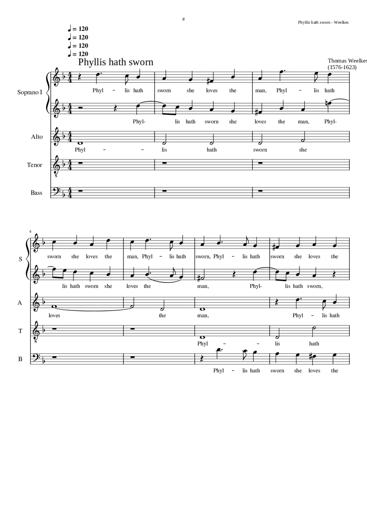 Phyllis hath sworn - Page 1