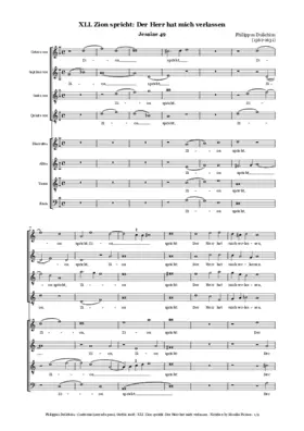 Zion spricht: Der Herr hat mich verlassen