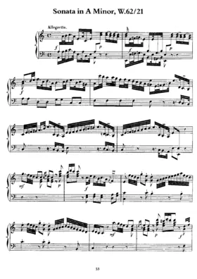 Keyboard Sonata in A minor