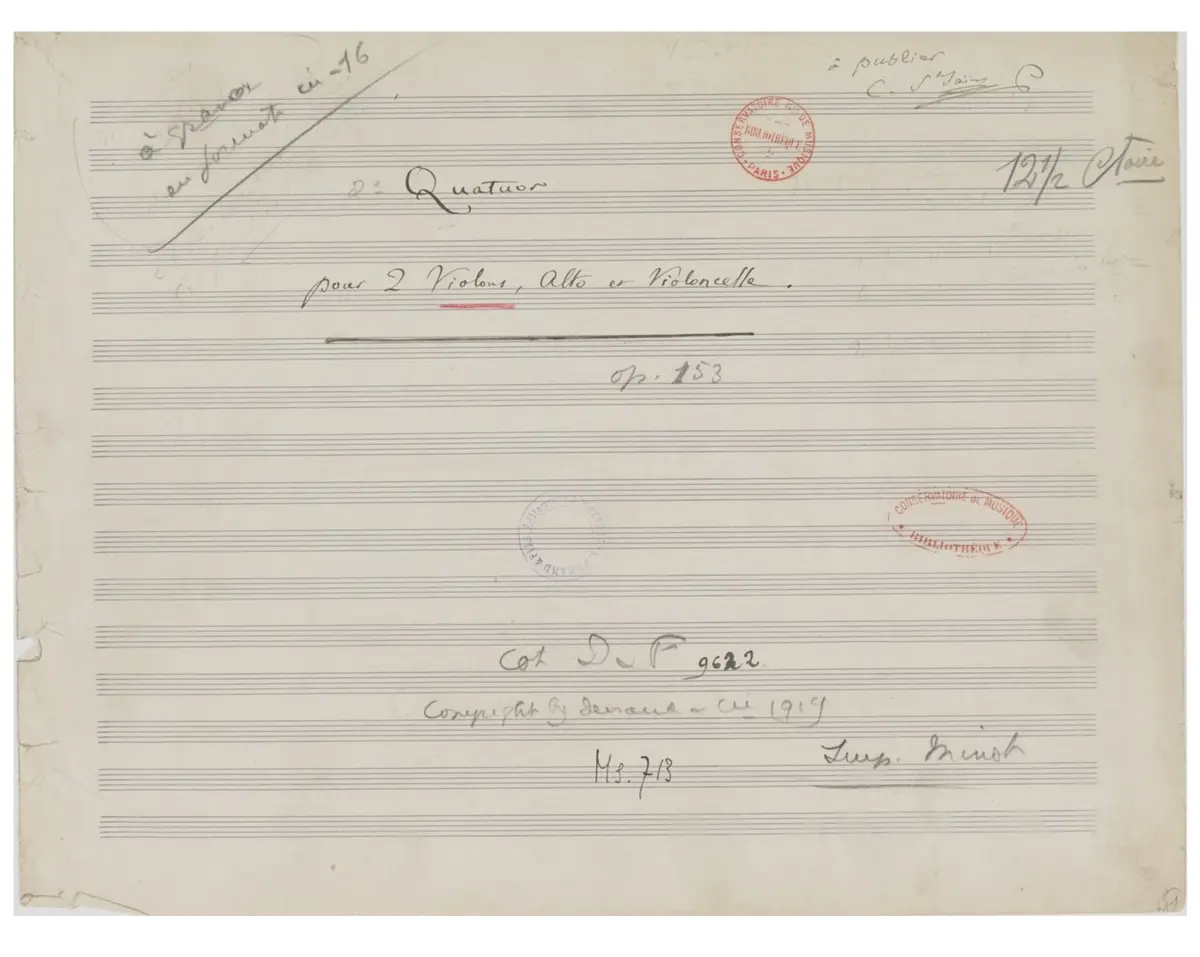 String Quartet No.2 - Page 1