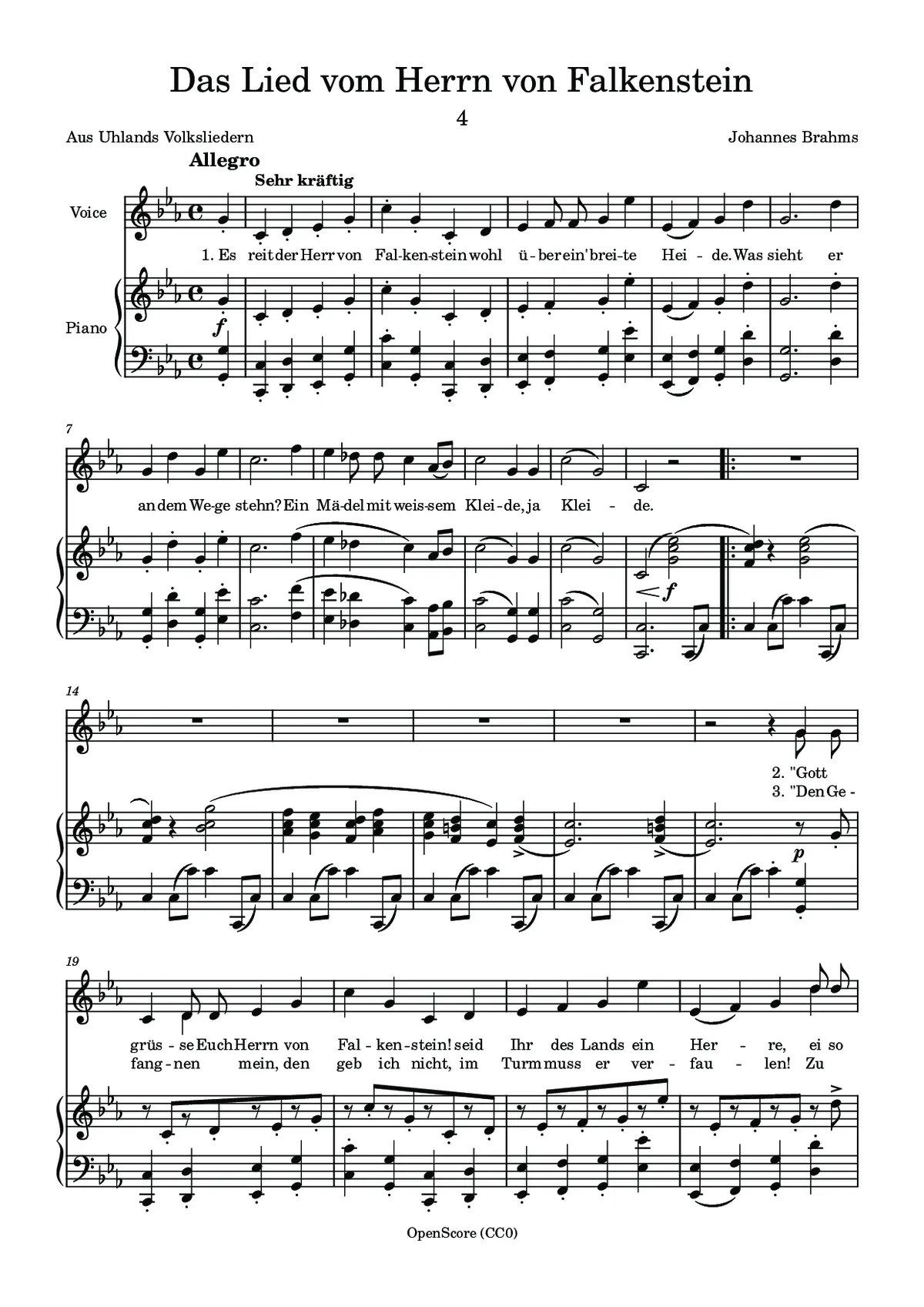 Das Lied vom Herrn von Falkenstein - Page 1