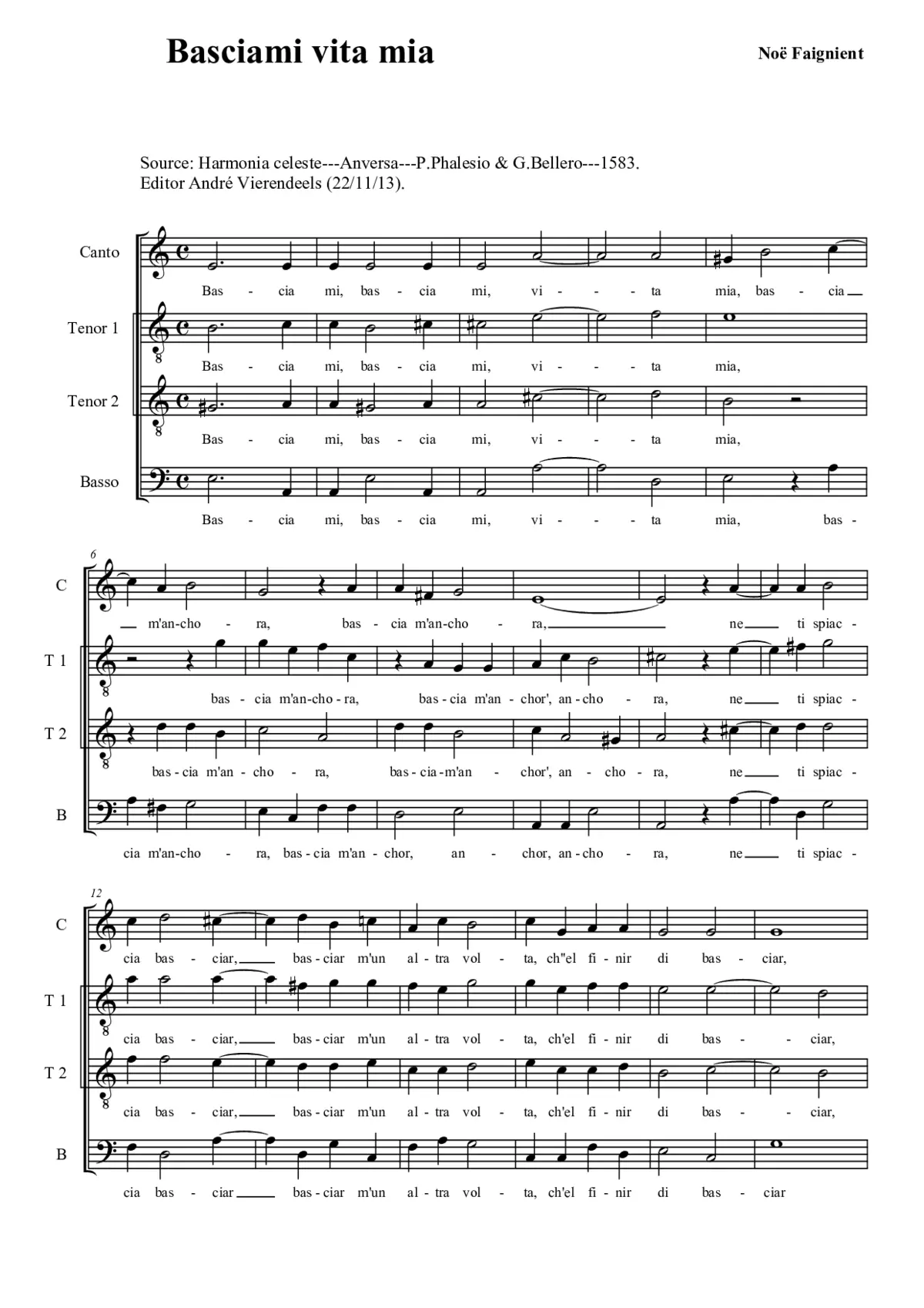 Basciami vita mia - Page 1