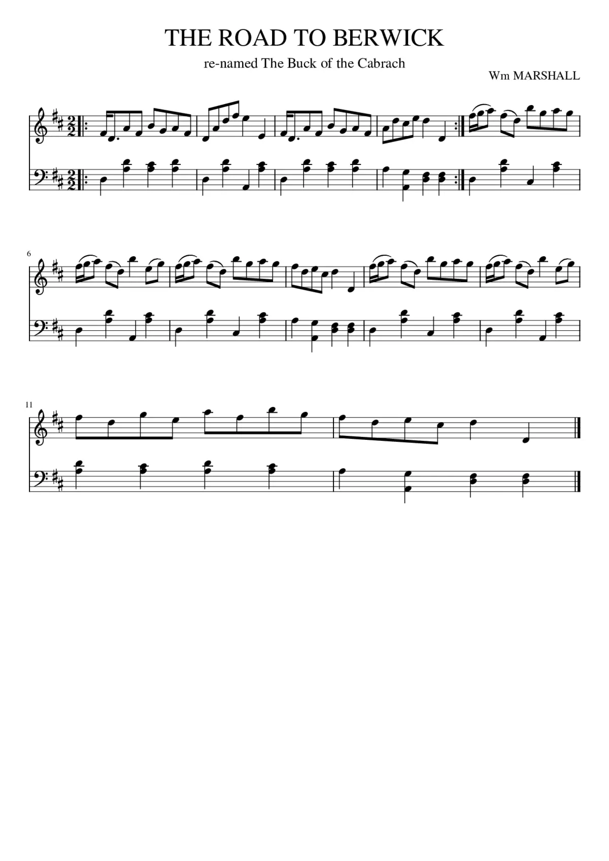 THE ROAD TO BERWICK - Page 1