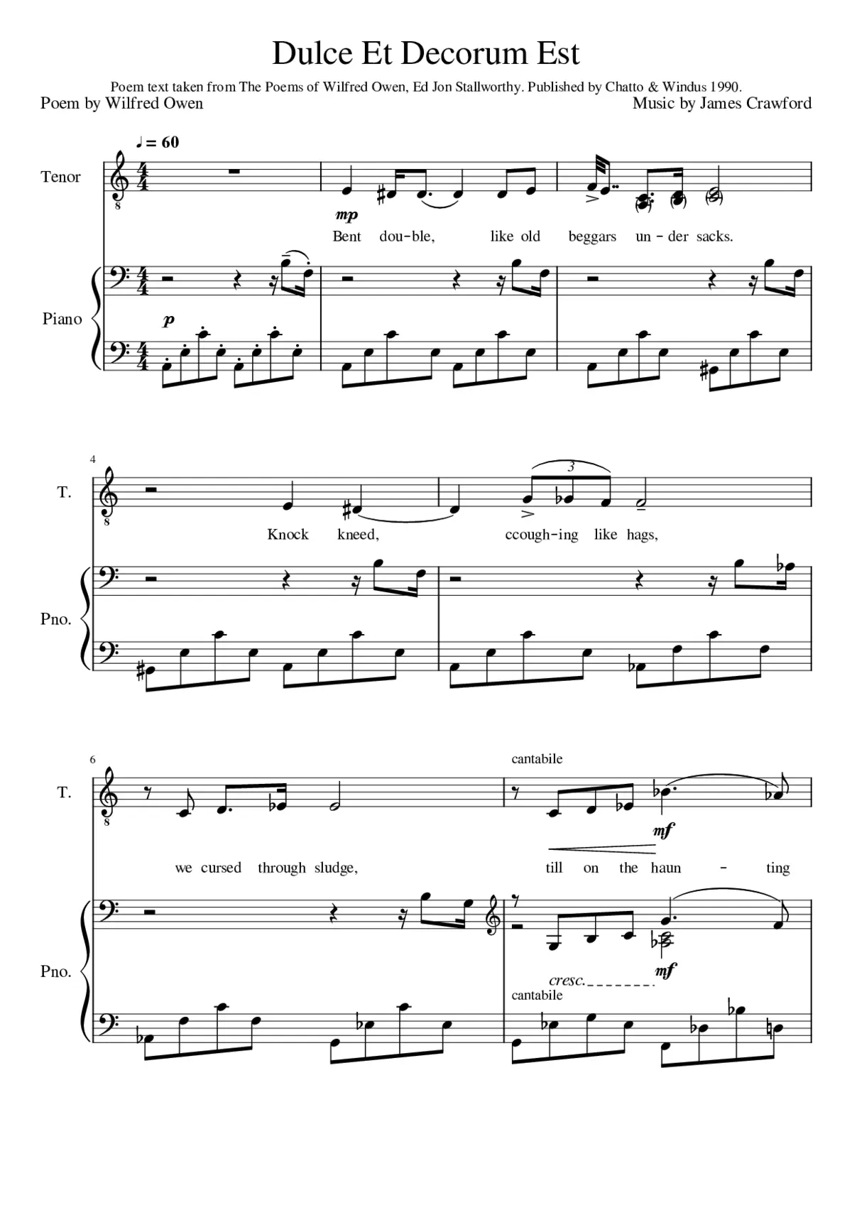 Dulce et Decorum Est - Page 1