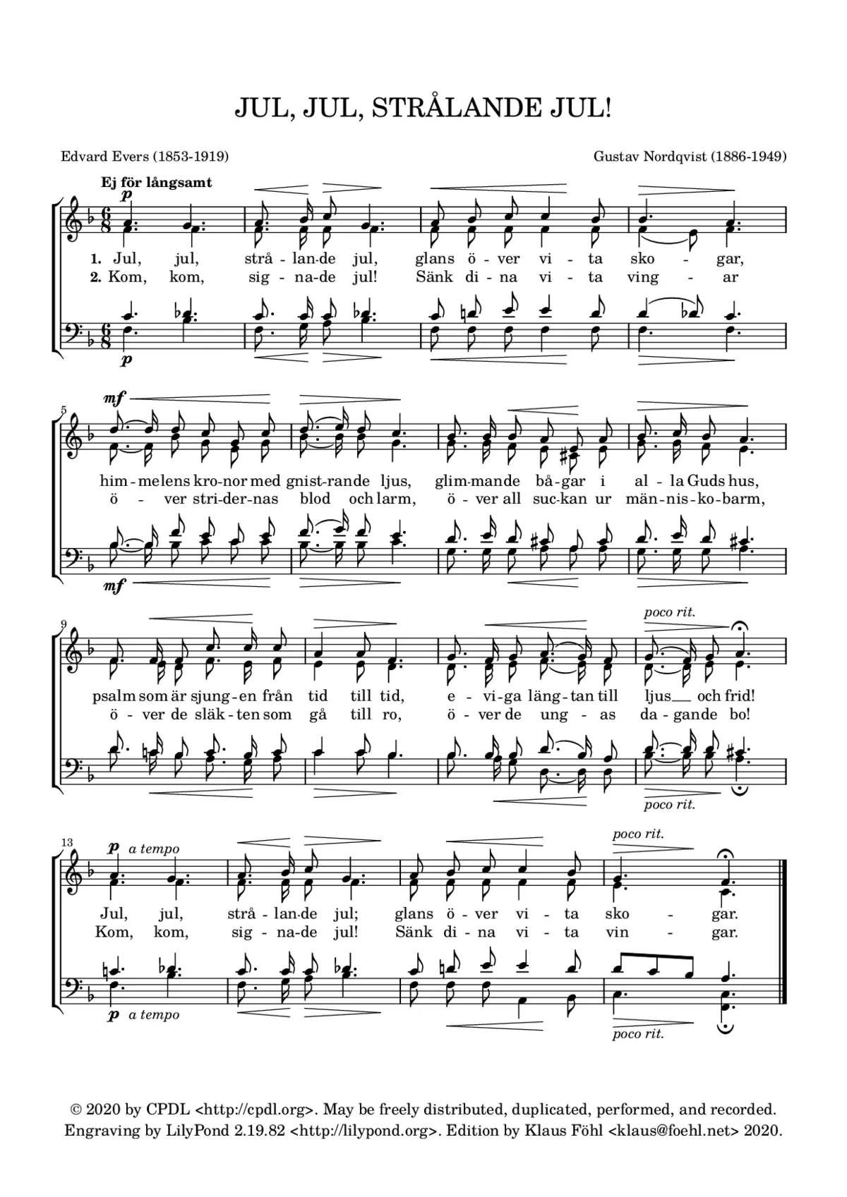 Jul, Jul, strålande Jul - Page 1