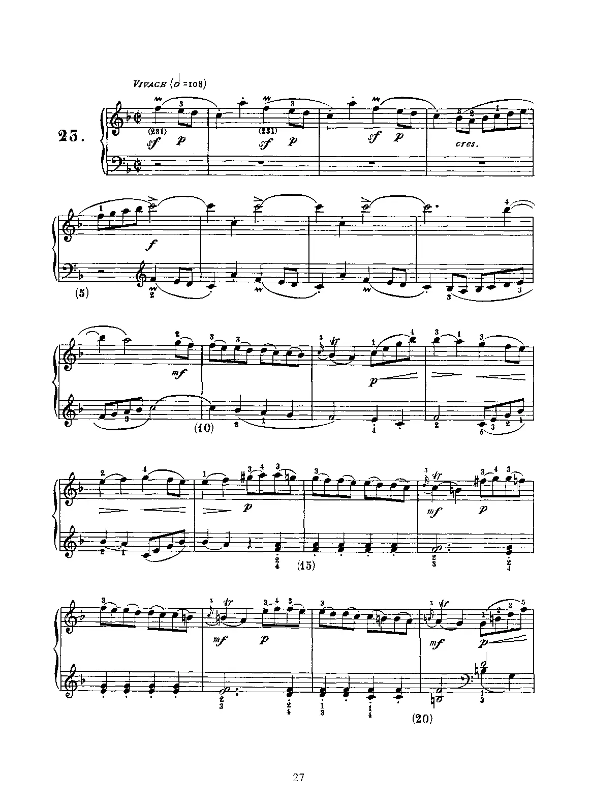Keyboard Sonata in F major - Page 1