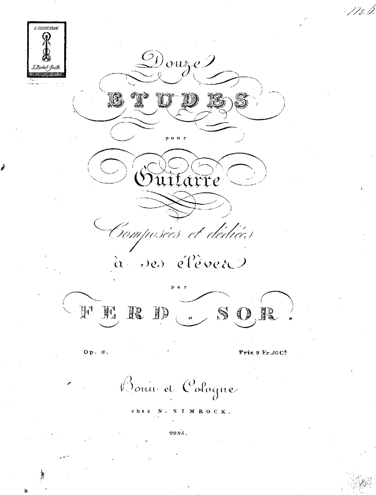12 Etudes - Page 1