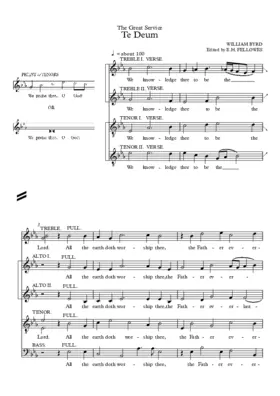 Te Deum from the Great Service