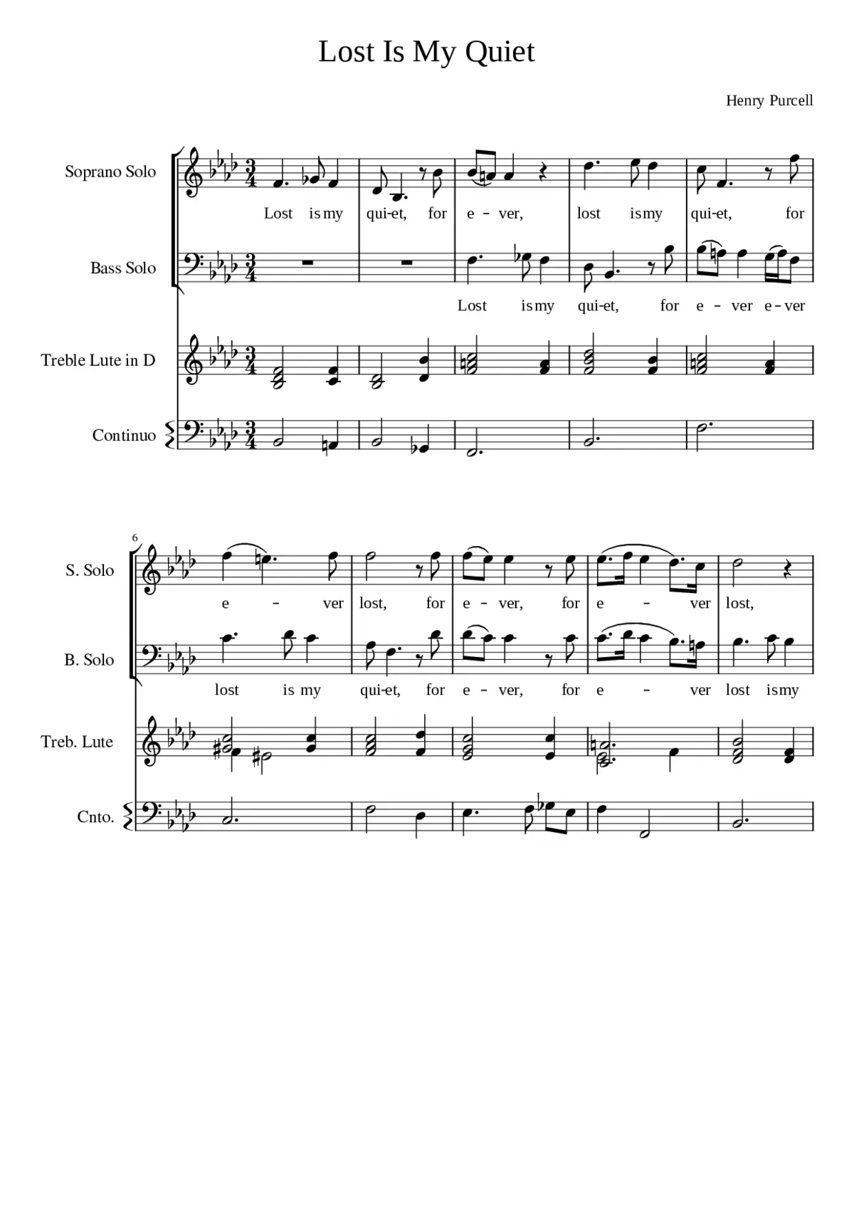 Lost is my quiet - Page 1