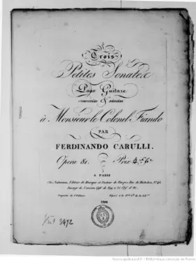 3 Petites Sonates pour Guitare