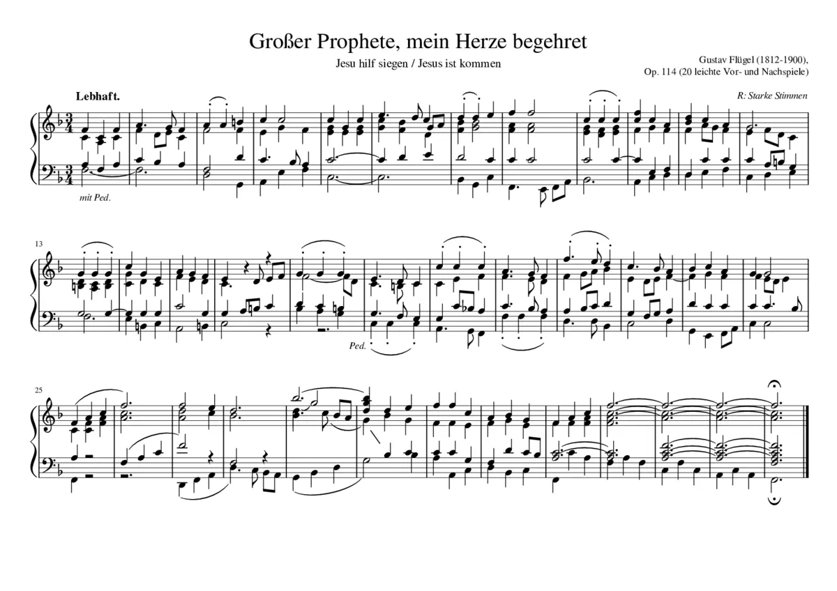 20 leichte Vor- und Nachspiele für Orgel - Page 1