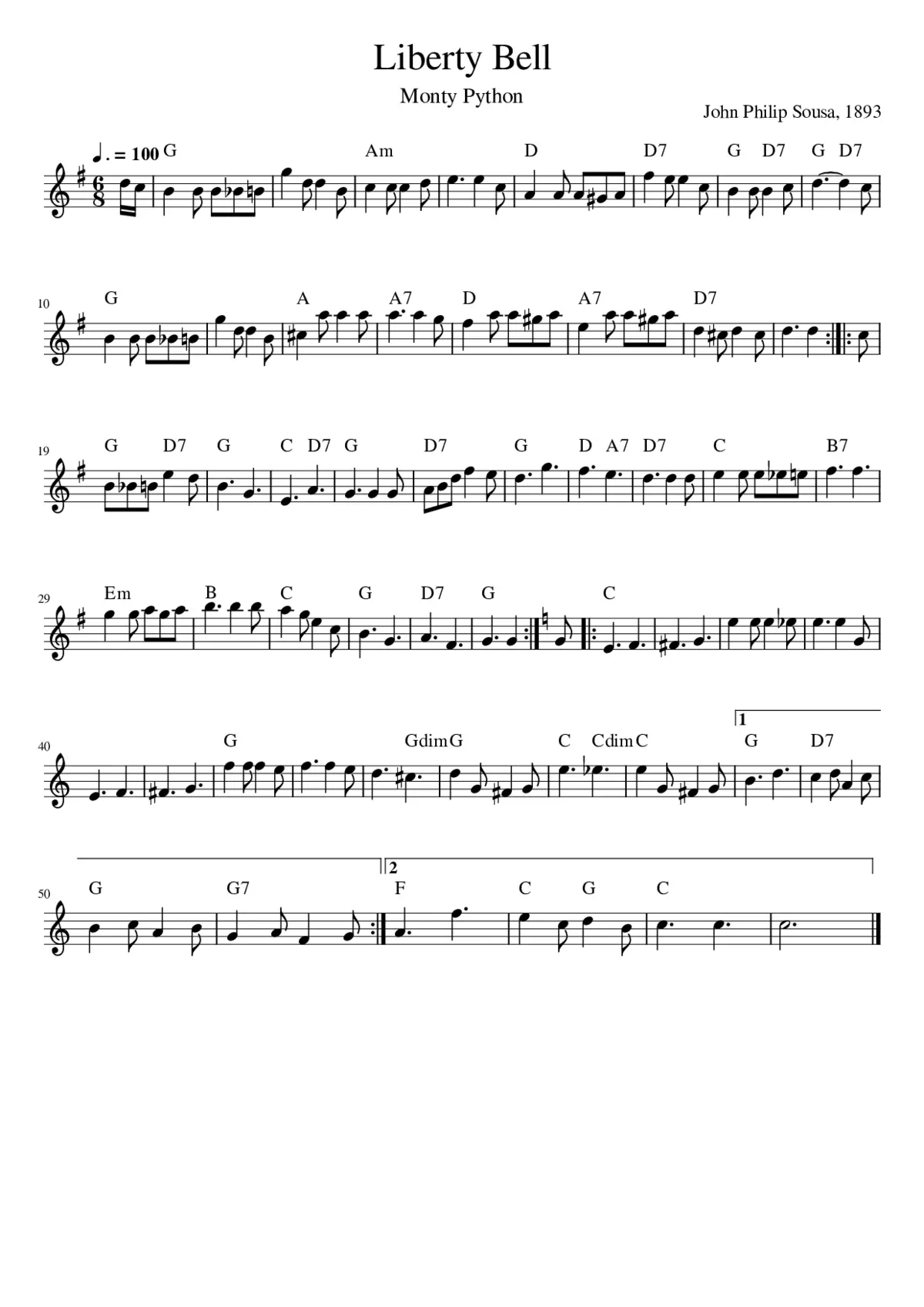 Liberty Bell - Page 1