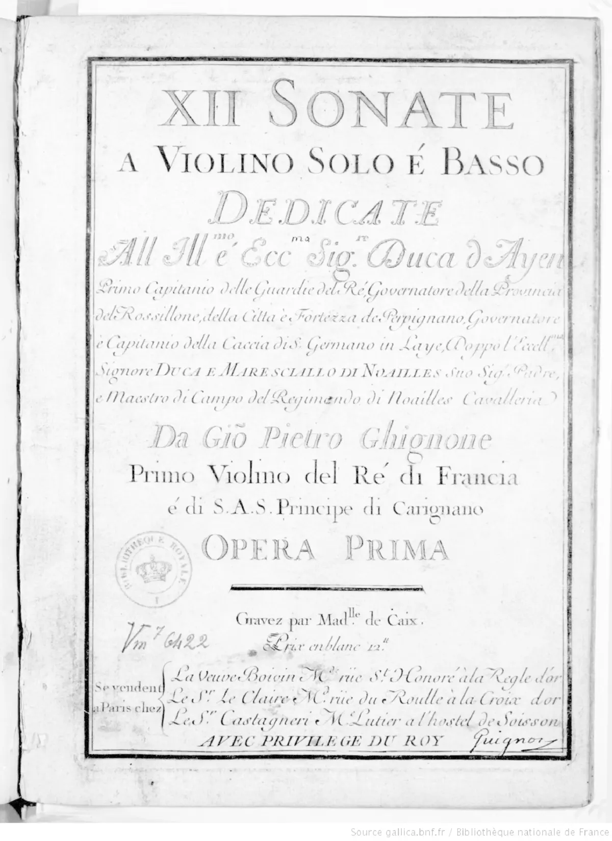 12 Violin Sonatas - Page 1