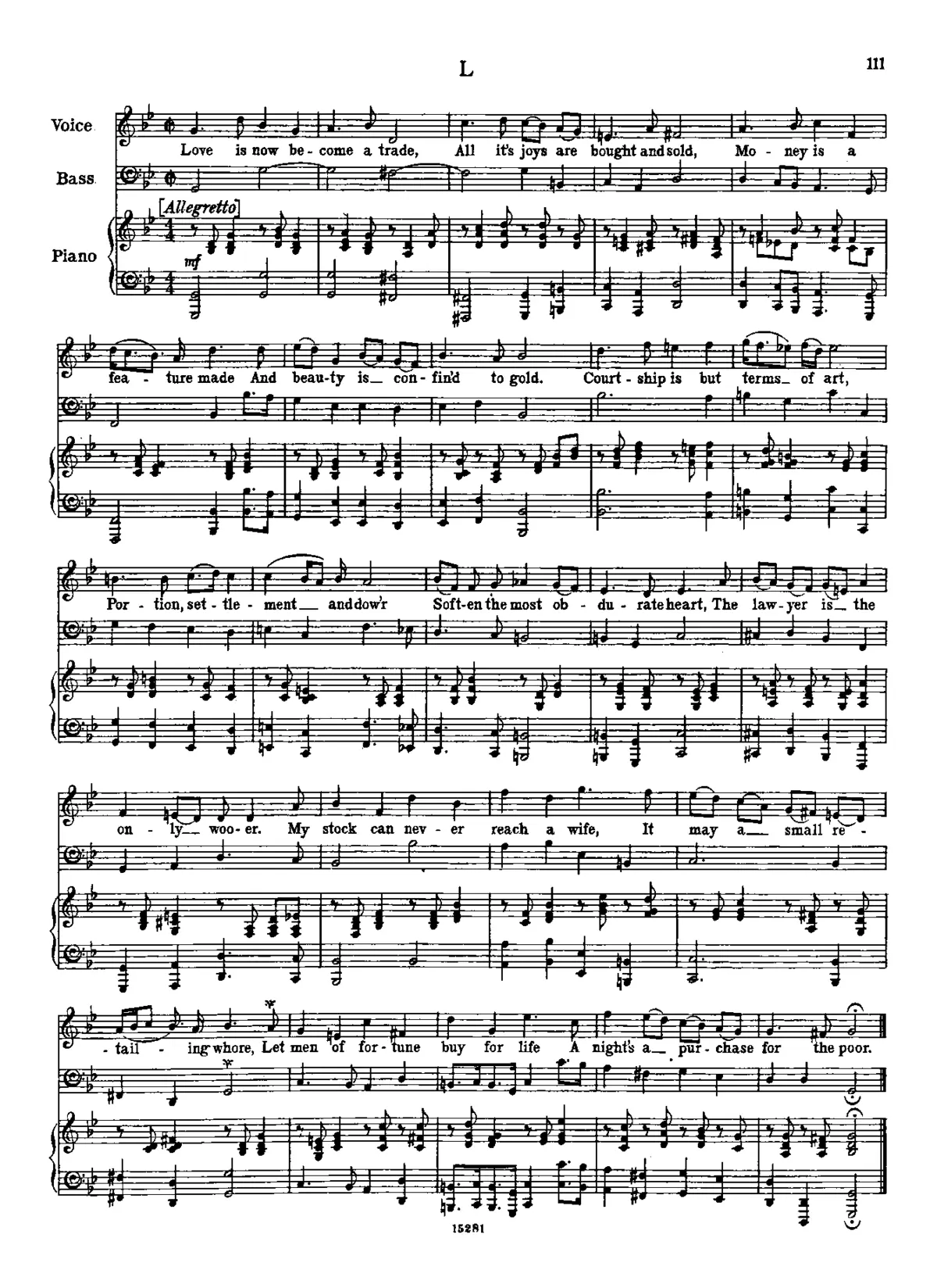 Love Is Now Become a Trade - Page 1