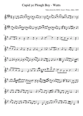 Cupid ye Plough Boy - Watts