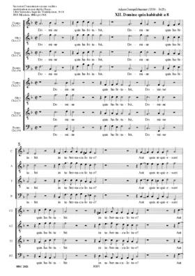 Domine quis habitabit