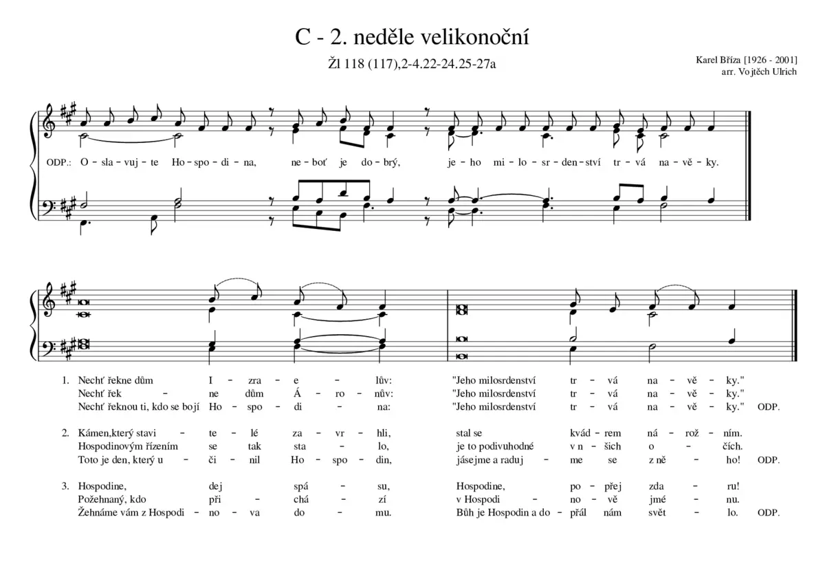 C - 2. neděle velikonoční - Page 1