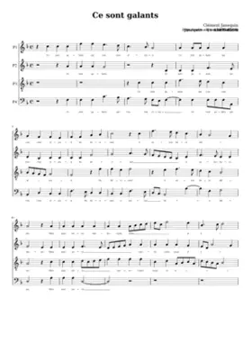 Ce sont galants