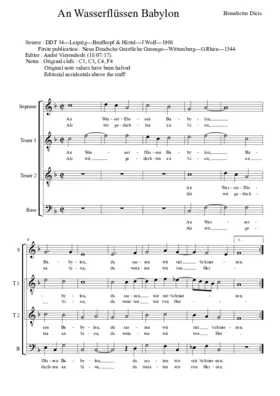 An Wasserflüssen Babylon a 4v