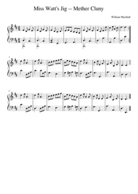 Miss Watt's Jig -- Mether Cluny