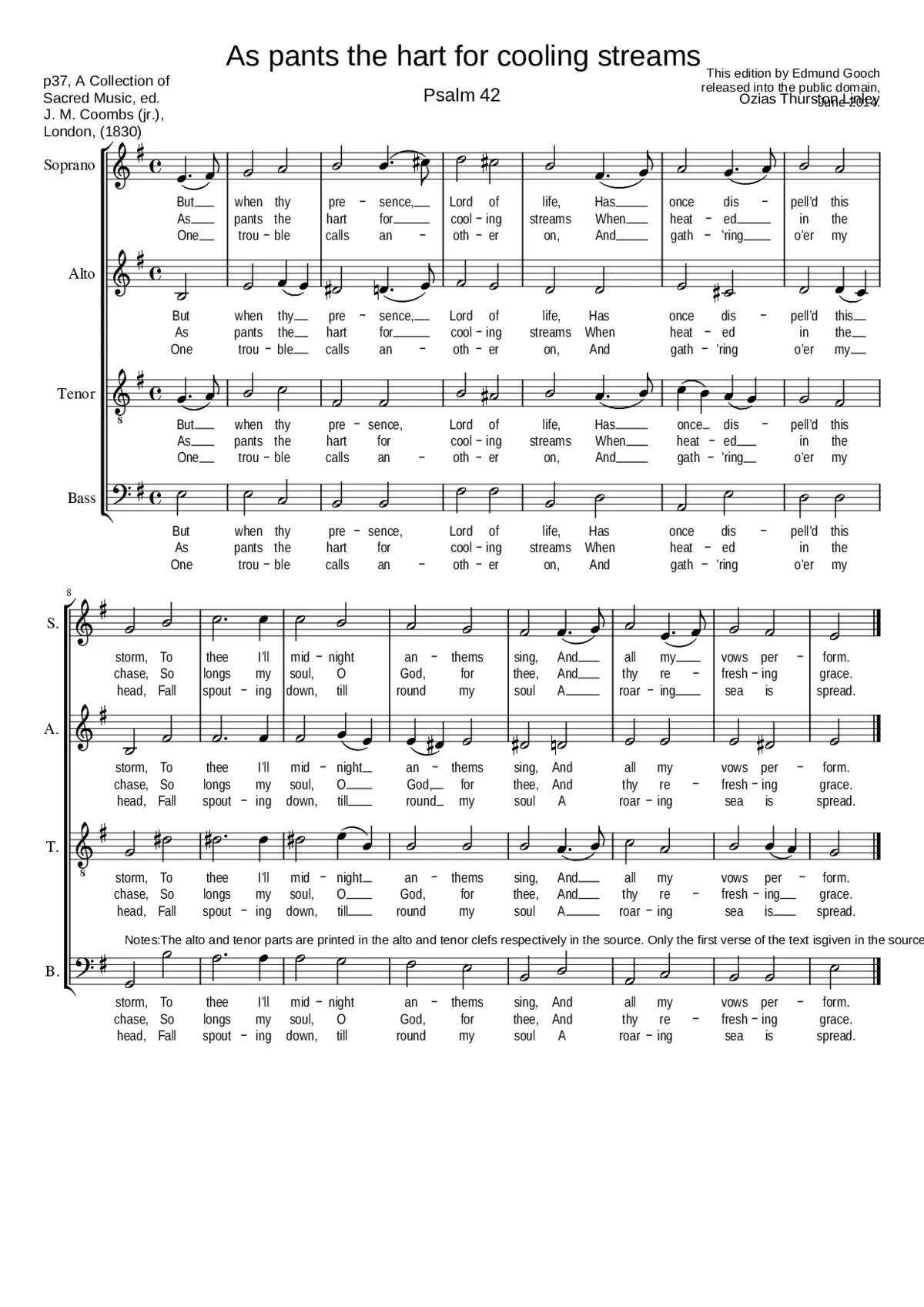 As pants the hart for cooling streams - Page 1